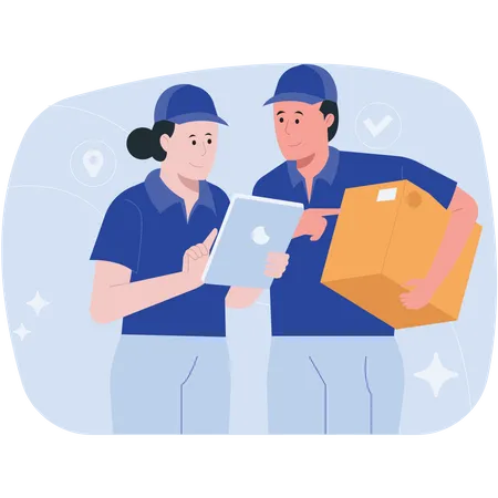 Delivery Checklist Illustration