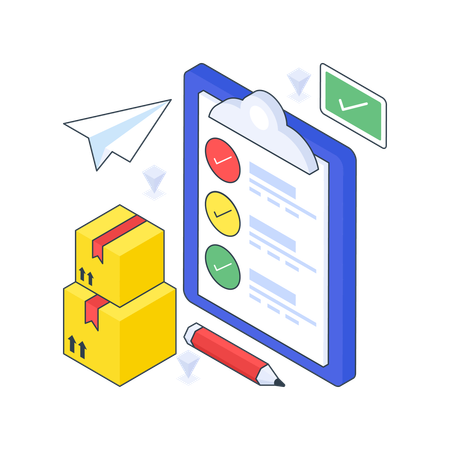 Delivery Checklist  Illustration