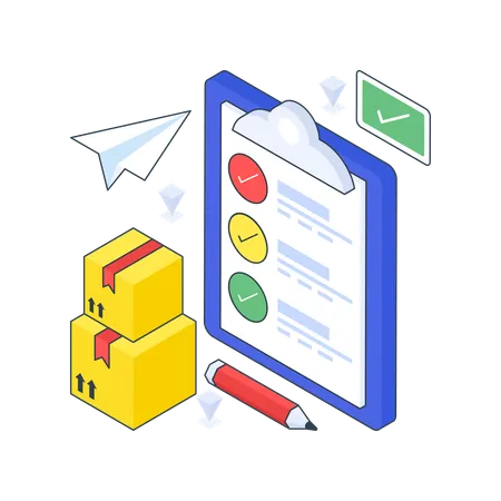 Delivery Checklist  Illustration