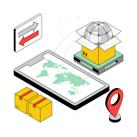 Delivery Confirmation  Illustration