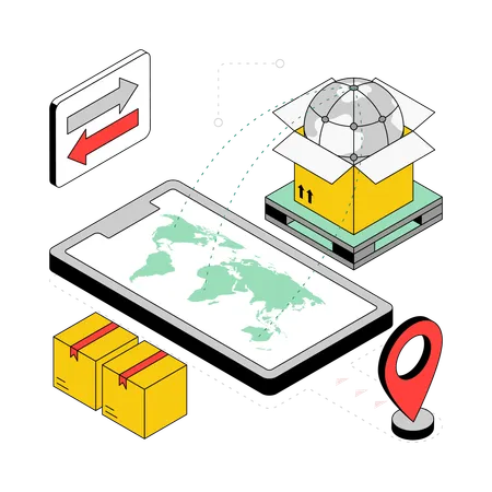 Delivery Confirmation  Illustration