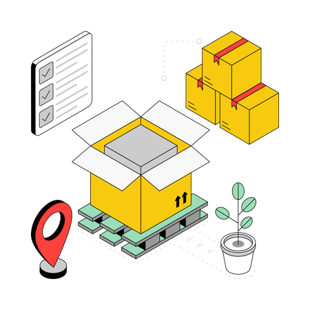 Delivery Confirmation  Illustration