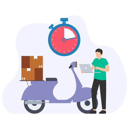 Delivery deadline  Illustration