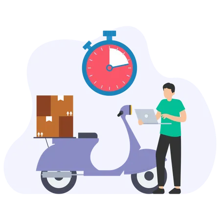 Delivery deadline  Illustration