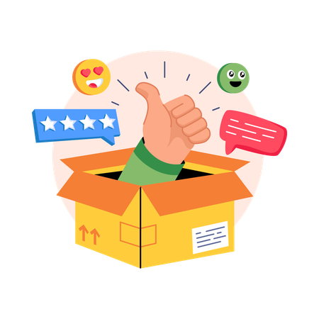 Delivery Feedback  Illustration