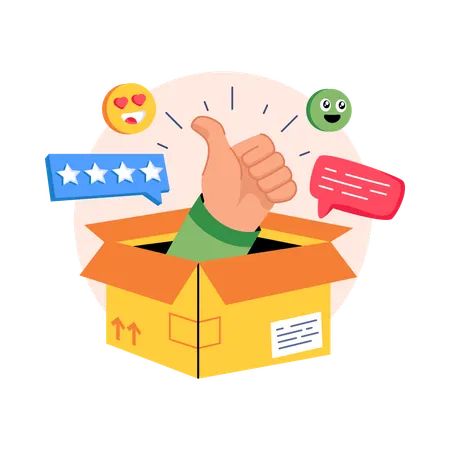 Delivery Feedback  Illustration