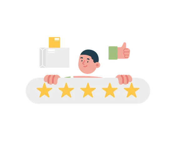 Delivery Feedback  Illustration