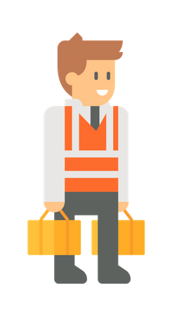 Delivery guy  Illustration