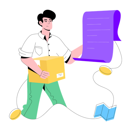 Delivery Invoice  Illustration