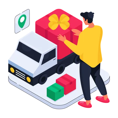 Delivery Location  Illustration