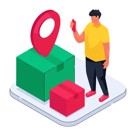 Delivery Location  Illustration