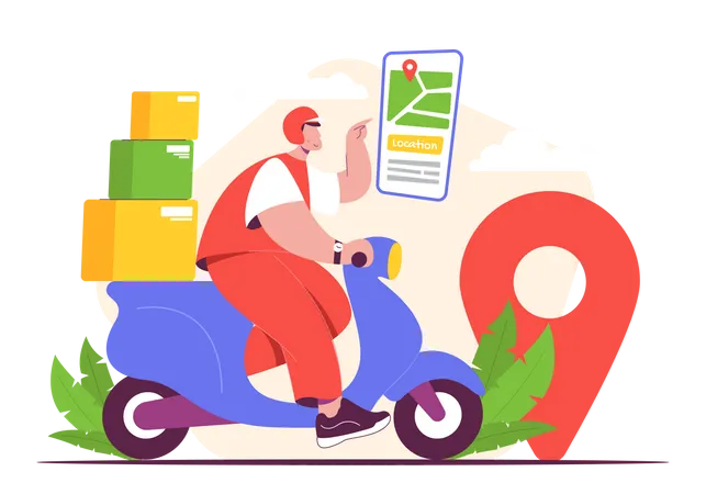 Delivery Location Illustration