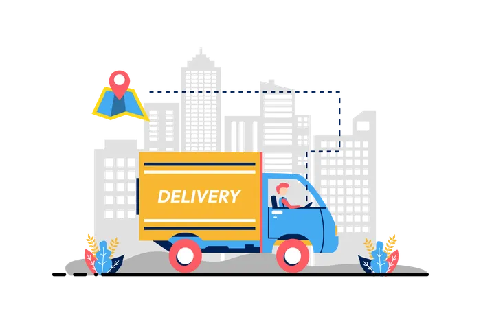 Delivery location Illustration