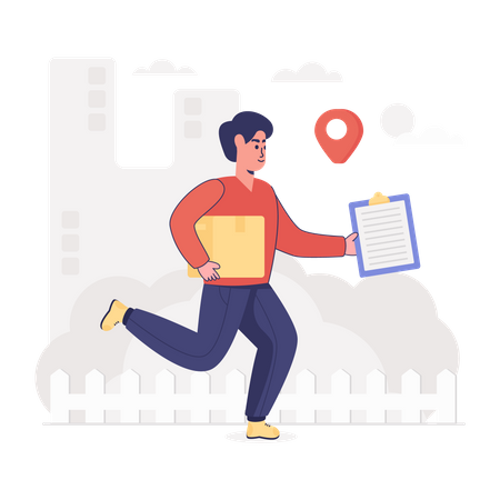 Delivery Location  Illustration