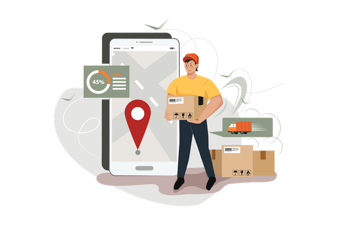 Delivery Location  Illustration