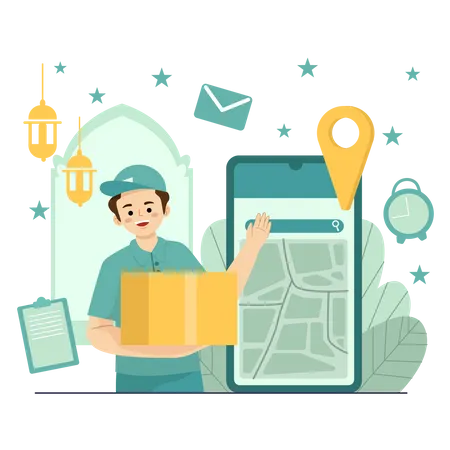 Delivery Location  Illustration