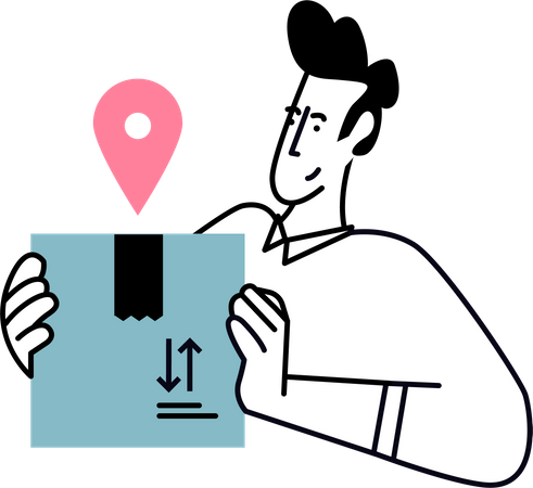 Delivery location  Illustration