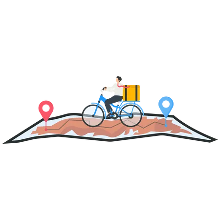 Delivery location  Illustration