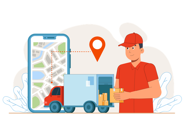 Delivery Location  Illustration