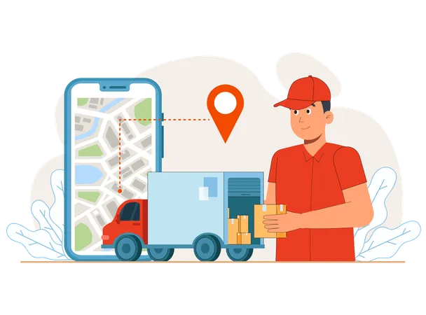 Delivery Location  Illustration