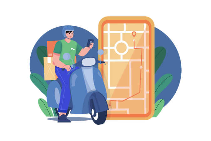 Delivery Location  Illustration