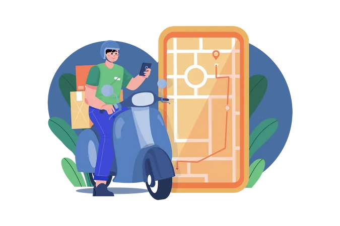 Delivery Location  Illustration