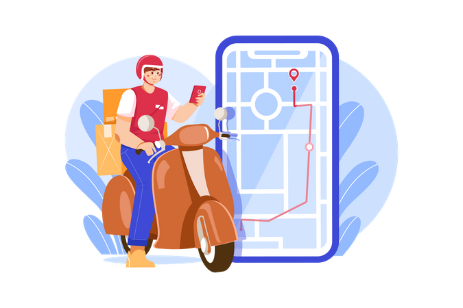 Delivery Location  Illustration