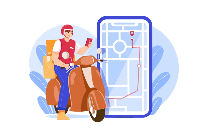 Delivery Location  Illustration