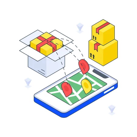 Delivery Location  Illustration