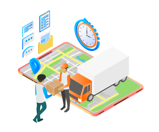 Delivery Location  Illustration