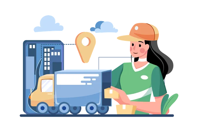 Delivery Location  Illustration