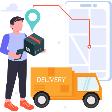 Delivery Location  Illustration