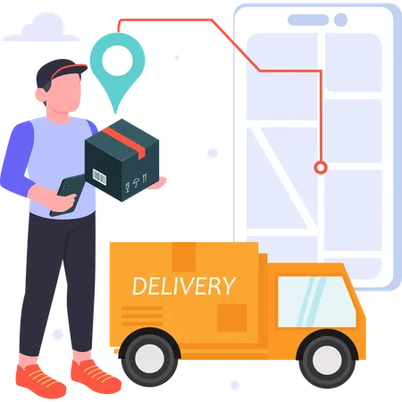 Delivery Location  Illustration