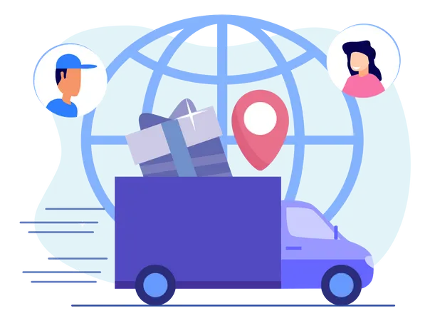 Delivery Location  Illustration