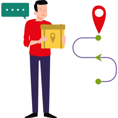 Delivery location  Illustration