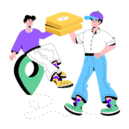 Delivery Location  Illustration