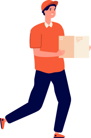 Delivery Man  Illustration