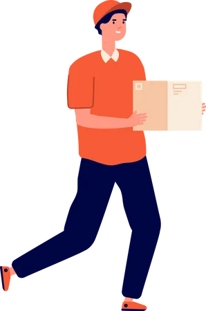 Delivery Man  Illustration