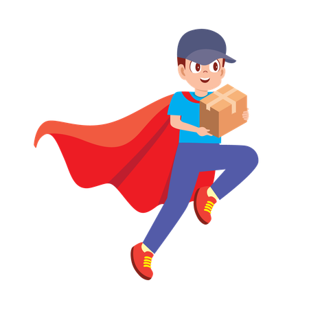 Delivery Man  Illustration