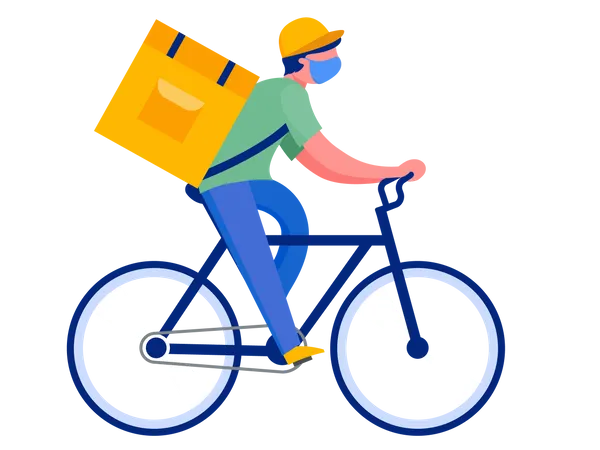 Delivery Man  Illustration