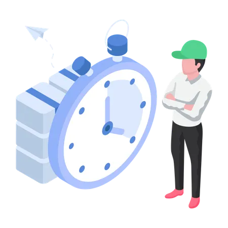 Delivery on Time  Illustration