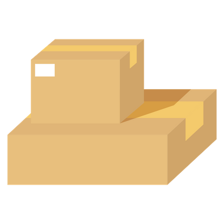 Delivery packages Illustration