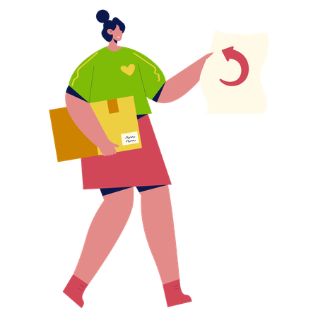 Delivery Return  Illustration