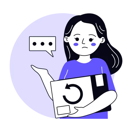 Delivery Return  Illustration