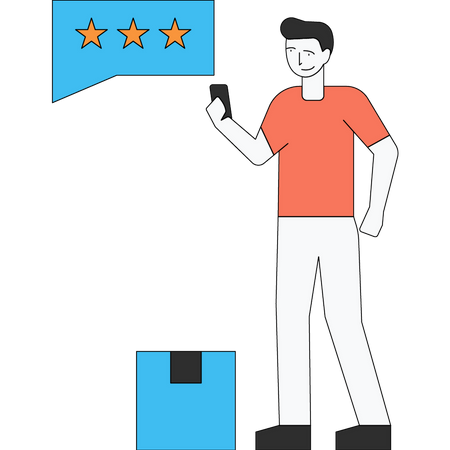 Delivery review Illustration