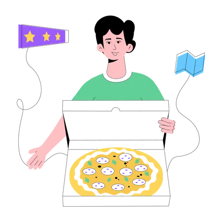 Delivery Review  Illustration