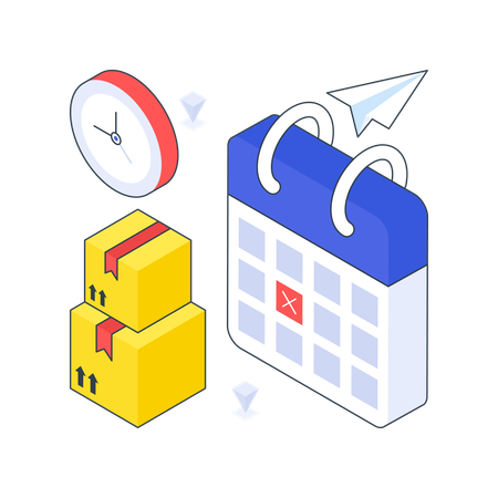 Delivery Schedule  Illustration