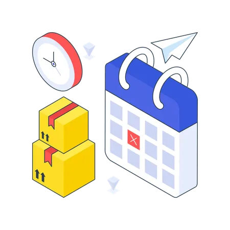 Delivery Schedule  Illustration