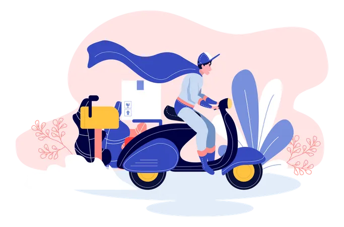 Delivery Service Illustration