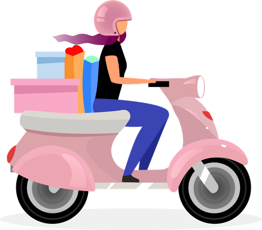 Delivery service Illustration